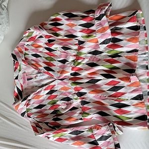 PINUP COTURE Harlequin Blouse